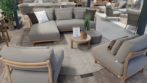 4so Marie 5-delige loungeset natural teak SHOWROOMVERLATER - afbeelding 1