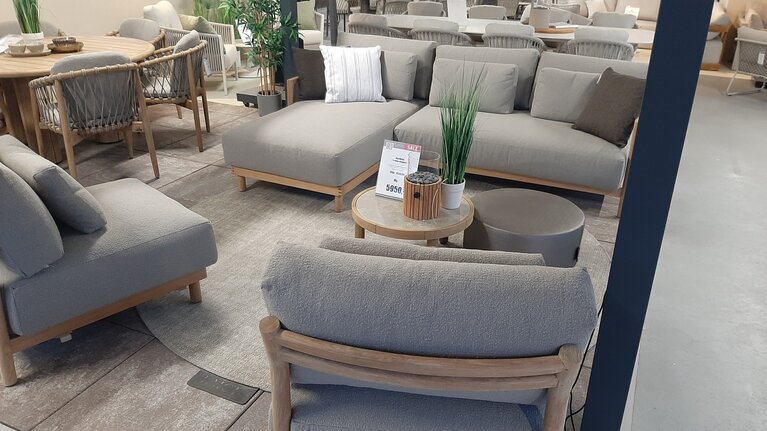 4so Marie 5-delige loungeset natural teak SHOWROOMVERLATER - afbeelding 2