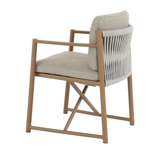 4so Marina dining chair rope - frame amber - afbeelding 4