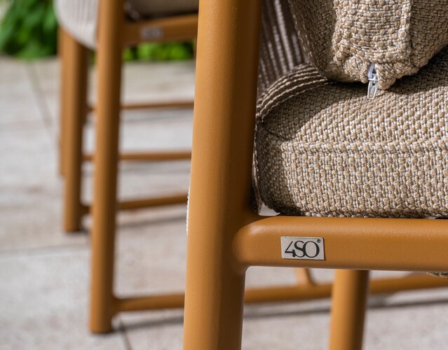 4so Marina dining chair rope - frame amber - afbeelding 10