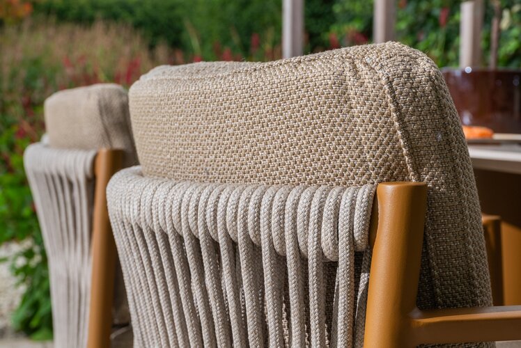 4so Marina dining chair rope - frame amber - afbeelding 9