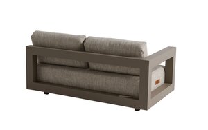 4so Metropolitan hoekloungeset open left  mocca 354x256cm cm excl tafel - afbeelding 3