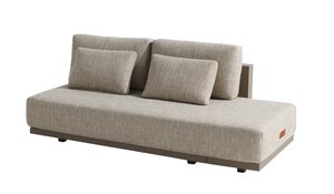 4so Metropolitan hoekloungeset open left  mocca 354x256cm cm excl tafel - afbeelding 4