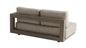 4so Metropolitan hoekloungeset open right mocca 354x256cm cm excl tafel - afbeelding 3