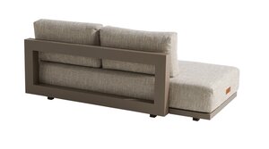 4so Metropolitan hoekloungeset open right mocca 354x256cm cm excl tafel - afbeelding 5