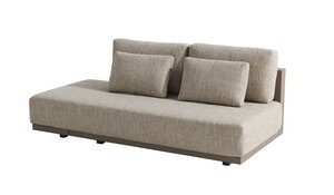 4so Metropolitan hoekloungeset open right mocca 354x256cm cm excl tafel - afbeelding 4