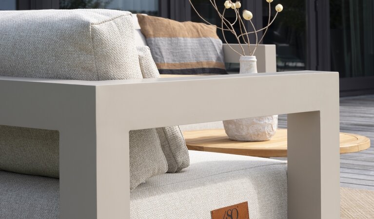 4so Metropolitan loungebank latte 322cm - afbeelding 2