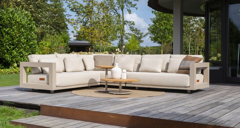 4so Metropolitan loungeset latte 319x255cm cm excl tafels showroomverlater - afbeelding 5