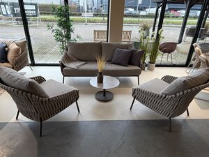 4so Montera 3-delige loungeset  alu-rope  terre showroomverlater - afbeelding 1