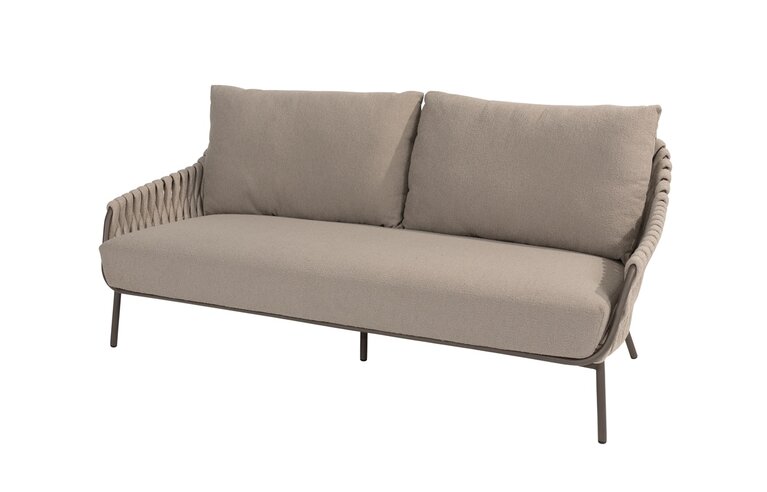 4so Montera 3- seater loungebench alu-rope  terre