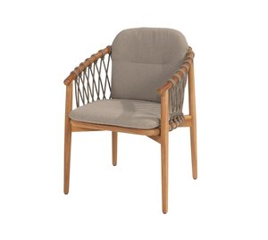 4so Nora dining chair natural teak-rope laatste stoel - afbeelding 1