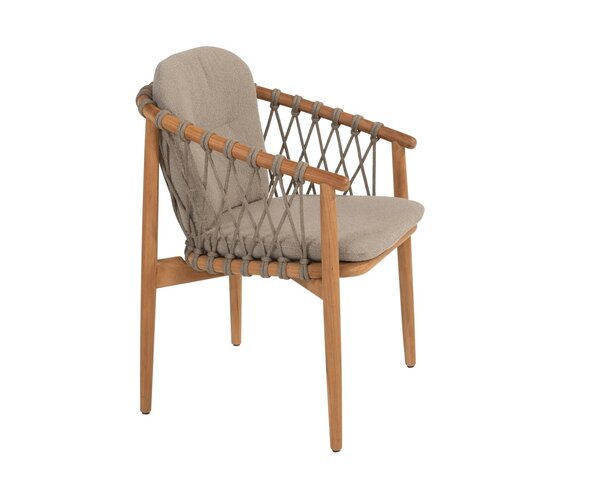 4so Nora dining chair natural teak-rope laatste stoel - afbeelding 4