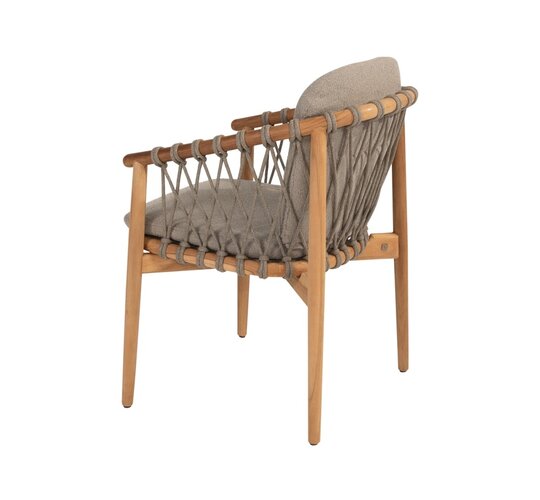 4so Nora dining chair natural teak-rope laatste stoel - afbeelding 2