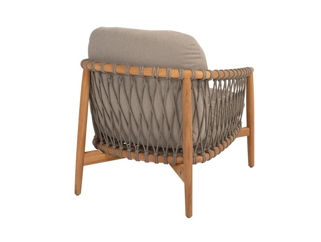 4so Nora living chair natural teak-rope showroomverlater - afbeelding 3