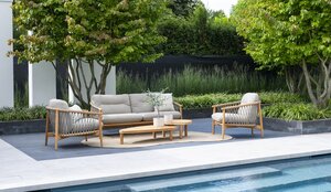 4so Nora living chair natural teak-rope showroomverlater - afbeelding 7