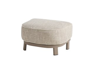 4so Oasis footstool aluminium mocca
