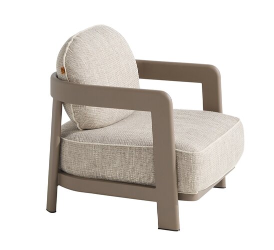 4so Oasis living chair aluminium mocca - afbeelding 3