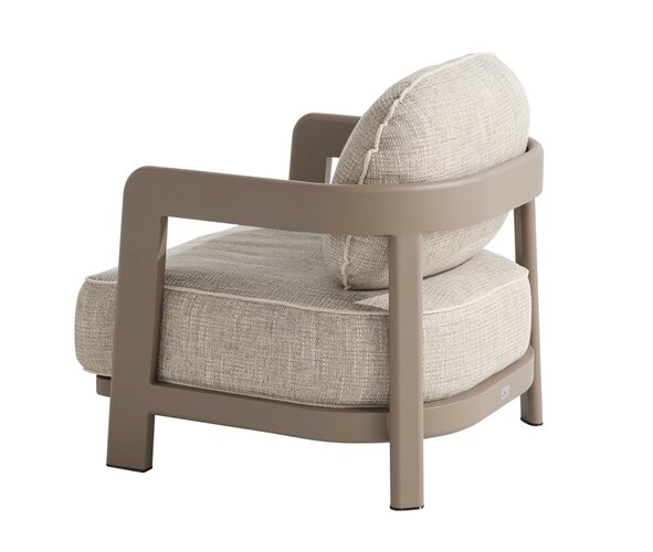 4so Oasis living chair aluminium mocca - afbeelding 4