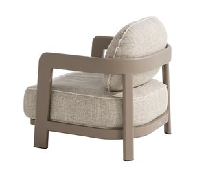 4so Oasis living chair aluminium mocca - afbeelding 4