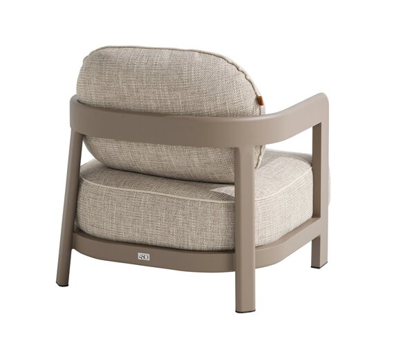 4so Oasis living chair aluminium mocca - afbeelding 2