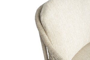 4so Puccini 3 seater bench rope latte showroomverlater - afbeelding 5