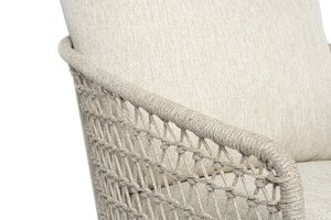 4so Puccini dining chair rope latte - afbeelding 6