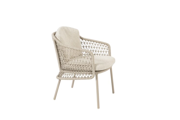 4so Puccini dining chair rope latte - afbeelding 4