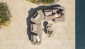 4so Santorini 3-delige loungeset all weather alu terre SHOWROOMVERLATER - afbeelding 6
