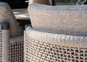 4so Savanne 7- delige diningset  rope - frame terre showroomverlater - afbeelding 8