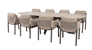 4so Savanne 7- delige diningset  rope - frame terre showroomverlater - afbeelding 6