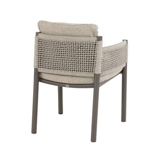 4so Savanne 9- delige diningset ovaal Mortex - frame terre - afbeelding 3