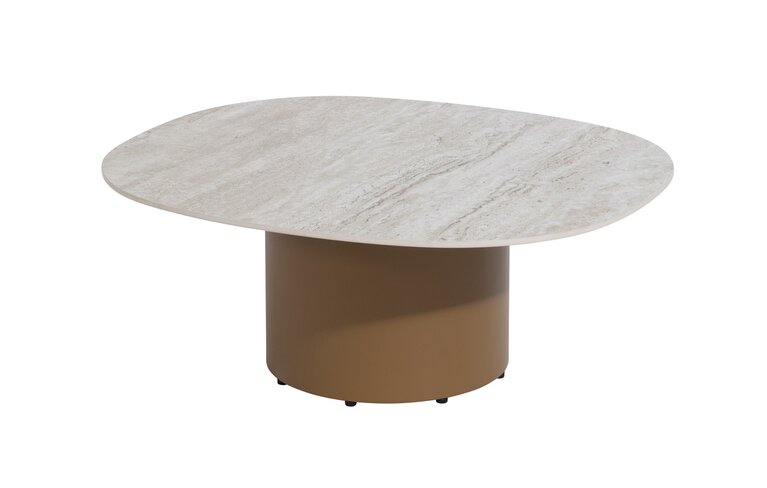 4so Sofie coffeetable 70x80cm amber - ceramic - afbeelding 1