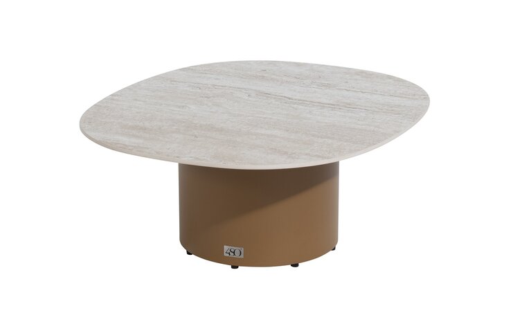4so Sofie coffeetable 70x80cm amber - ceramic - afbeelding 2