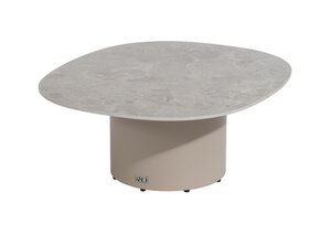 4so Sofie coffeetable 70x80cm latte - ceramic - afbeelding 2
