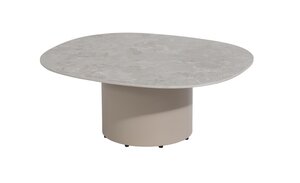 4so Sofie coffeetable 70x80cm latte - ceramic - afbeelding 1