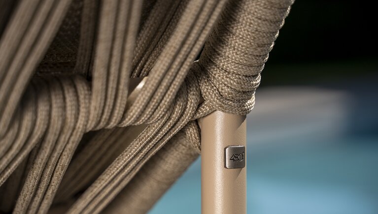 4so Tahiti sunbed latte incl kussen - afbeelding 5