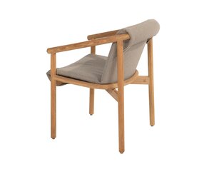4so Tess 7-delige dining set natural teak rond 40% korting - afbeelding 2