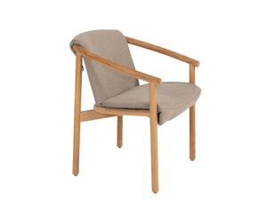 4so Tess 7-delige dining set natural teak rond 40% korting - afbeelding 4