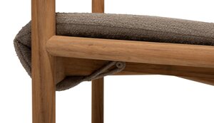 4so Tess 7-delige dining set natural teak rond 40% korting - afbeelding 7