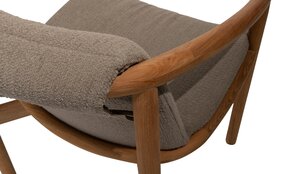 4so Tess 7-delige dining set natural teak rond showroomverlater - afbeelding 6