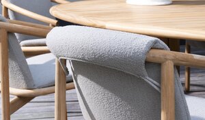 4so Tess dining chair natural teak Op=Op - afbeelding 8