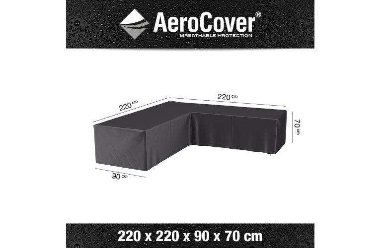 Aerocover beschermhoes loungeset l-shape 220x220cm - afbeelding 1