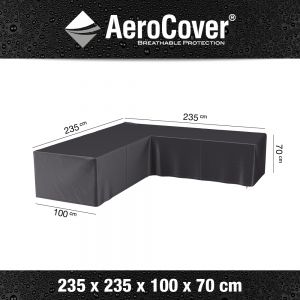 Aerocover beschermhoes loungeset l-shape  235x235cm - afbeelding 1