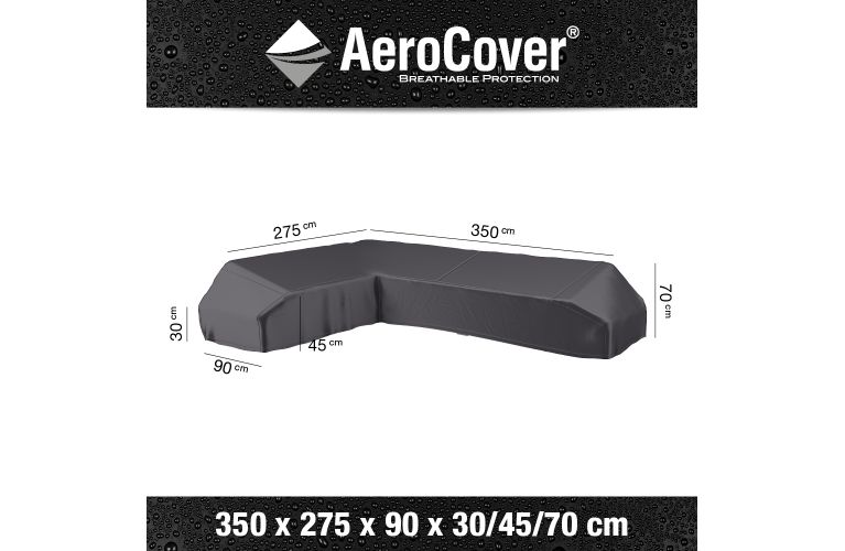 Aerocover beschermhoes platform loungeset 350x275cm left - afbeelding 1