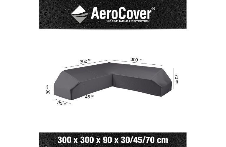 Aerocover beschermhoes platformset 300x300cm - afbeelding 1