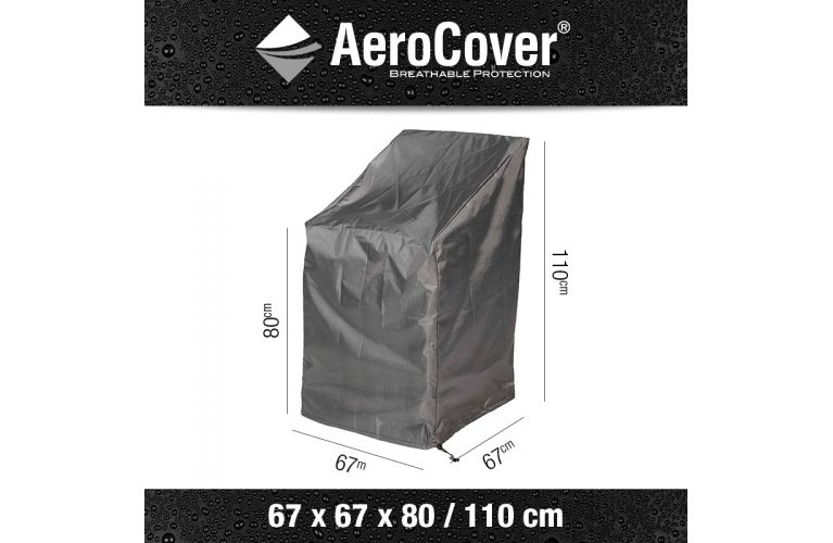 Aerocover beschermhoes stapelstoel 67x67cm - afbeelding 1