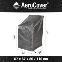 Aerocover beschermhoes stapelstoel 67x67cm - afbeelding 1
