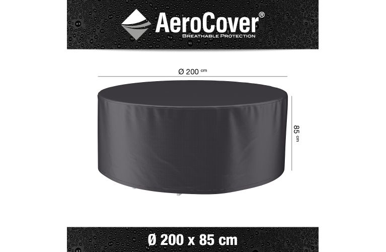 Aerocover beschermhoes tuinset 200cm rond - afbeelding 1