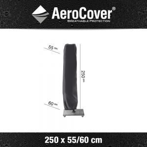 Aerocover beschermhoes zweefparasol 250x55/60cm - afbeelding 1