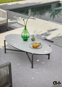 Applebee Bora Bora 2-delige tafelset taupe hpms stone - afbeelding 2